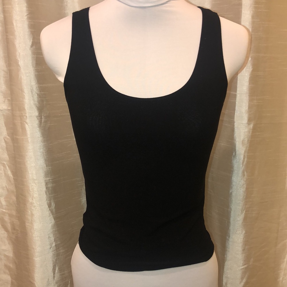 Black tank top
